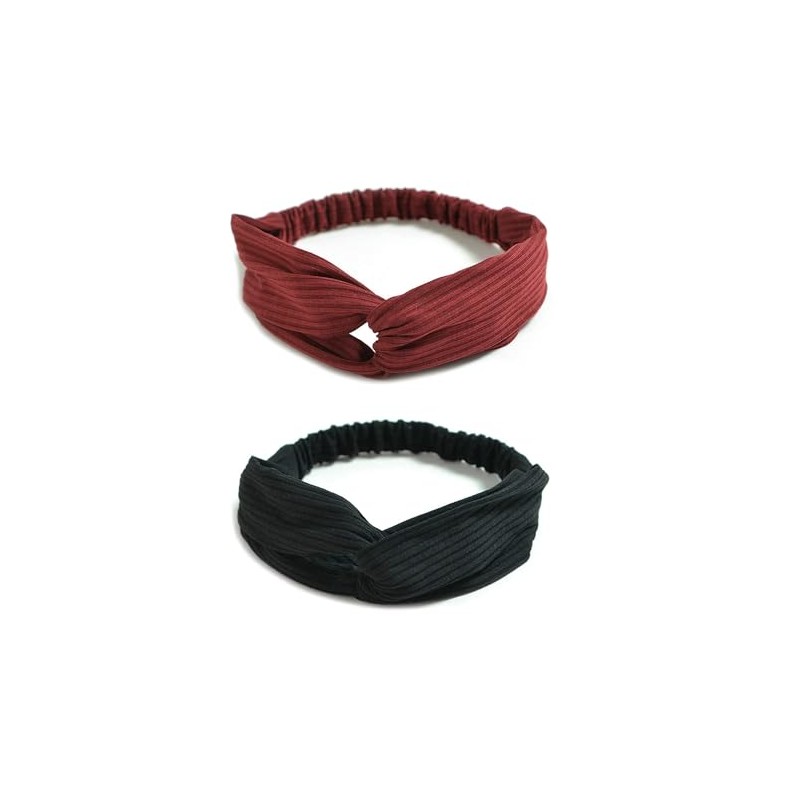 DRESHOW - Paquete de 10 diademas boho para mujer y