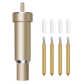 Chaokant Replacement Premium Fine Point Blade and Housing, Compatible with Cricut Maker 3/Maker/Explore 3/Air 2/Air/One, Including 4 PCS 1.0mm Fine Point Blades