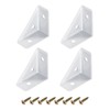 sourcing map 4Pcs Angle Corner Brackets 38mm x 38mm, Cold