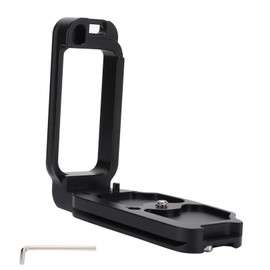 Aluminum Alloy Horizontal Vertical Shooting L Shape Quick Release Plate Bracket Hand Grip for Nikon D850 DSLR Camera