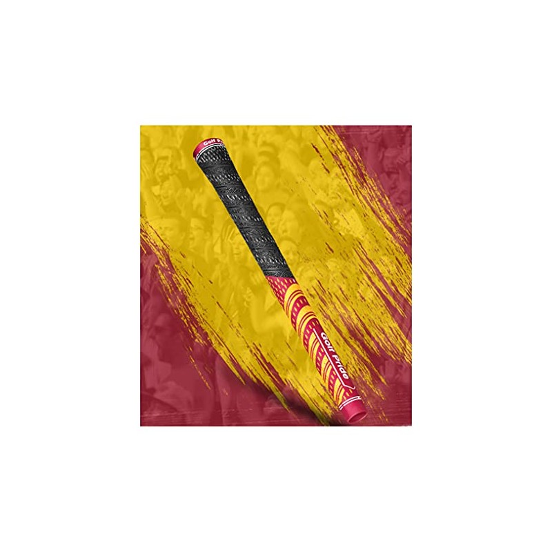 Golf Pride MCC Teams Std Grip .60 Dark Red/Yellow RND