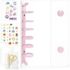 A7 Sealing Notebook, Transparent Binder, 6 Holes, Main Unit x