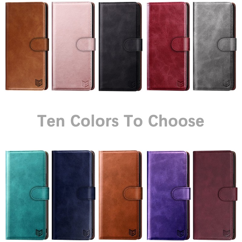 SUANPOT Moto G Stylus 5G Flip Wallet Case, RFID Blocking