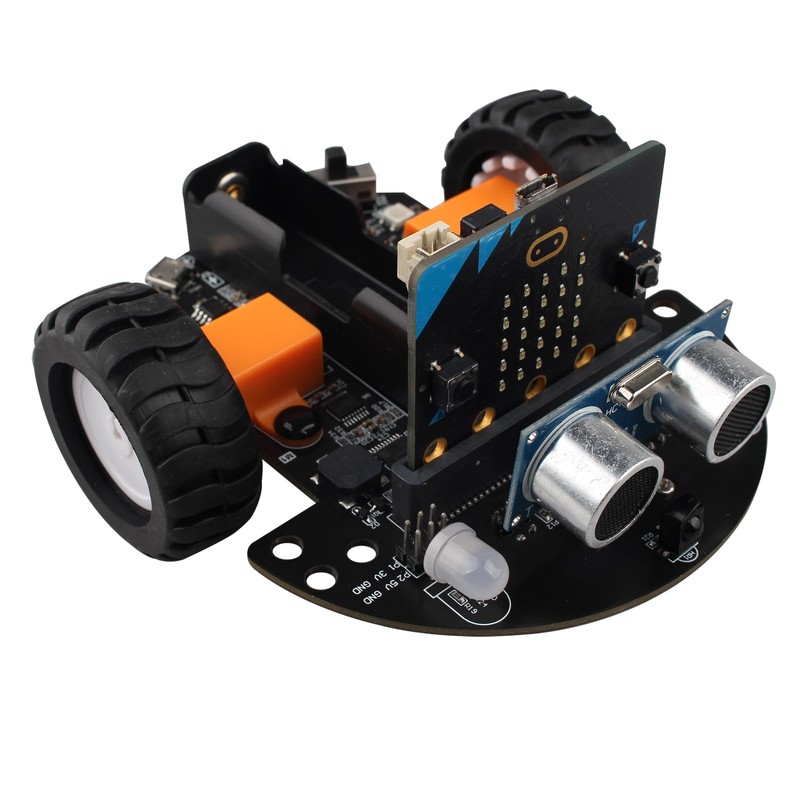 HALJIA Smart Mini Robot Car Compatible with BBC Micro:bit V2,