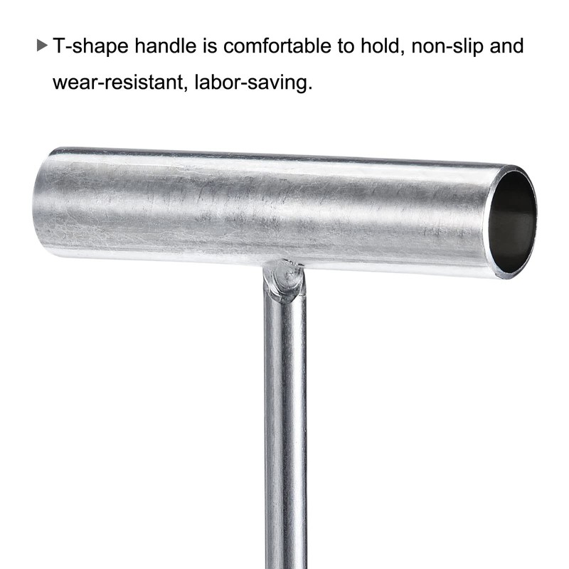 uxcell 23inch T-Handle Meat Boning Hook, Galvanized T Hooks for