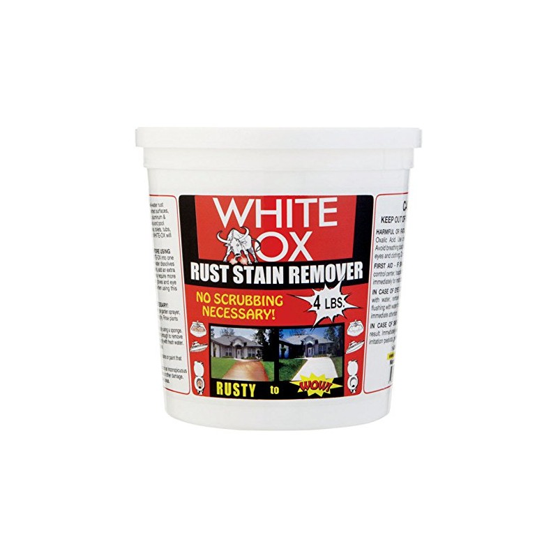 WHITE OX RUST REMOVER CRYSTALS - WOC4