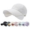 Peicees Wide Brim Baseball Cap for Women Mens Sun Hat