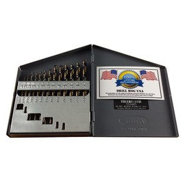 Drill Hog® 13 Pc Hi-Molybdenum M7 Drill Bit Set 1/16"-1/4"