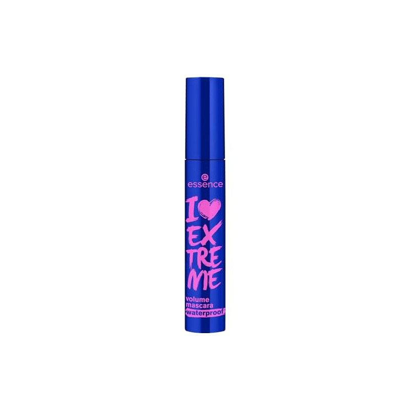 ESSENCE I LOVE EXTREME WATERPROOF VOLUME MASCARA - BLACK ,