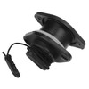 PVC Inflatable Boats Drainage Valve Corrosion Resistant Black Boat Replaceable