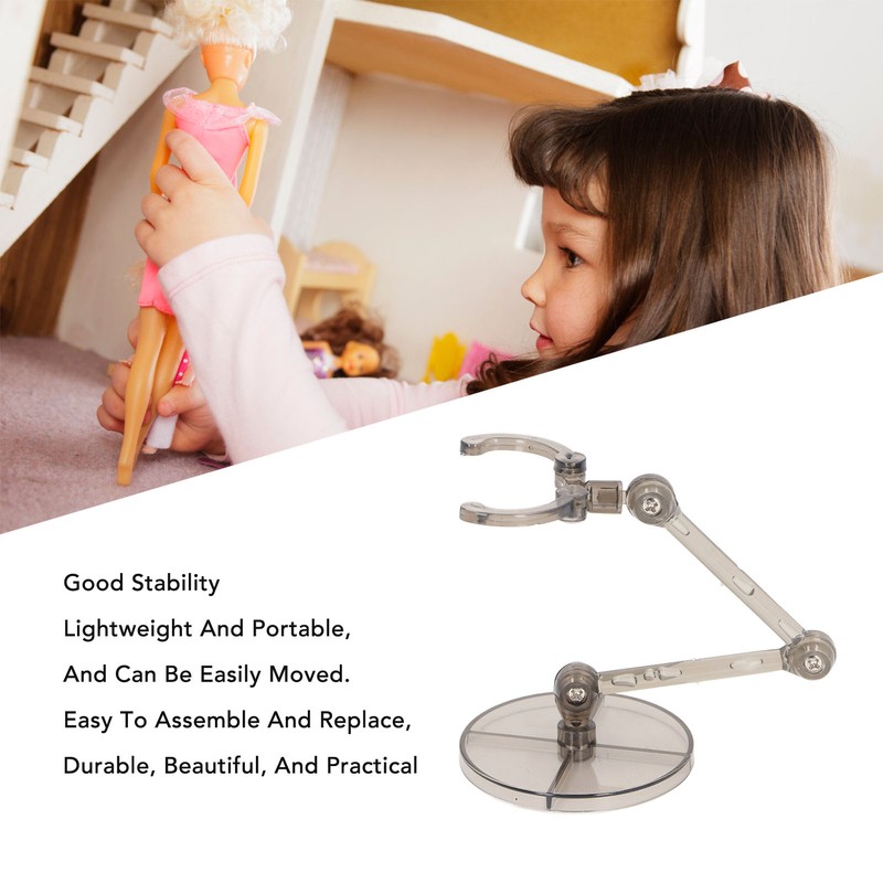 10 Sets Doll Stands Display Holders Action Figure Stand Mini