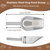 Mutclord Pet cat-dog food-scoop measuring 1-cup - Food-grade 304 stainless