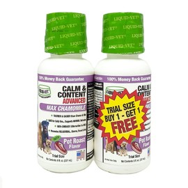 LIQUID-VET Premium Calming Dog Supplements - All Dog Essentials with Chamomile for Skin & Coat Support - Ideal for Large Breeds, Puppies, and Overall Wellnes