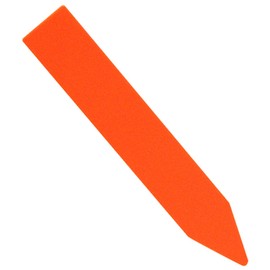 Safety 3 Gardening Color Labels, Pack of 10, Orange, 0.6 x 3.5 inches (15 x 90 mm)