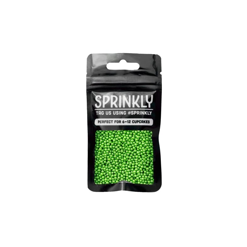 SPRINKLY - Glimmer Pearls - Green - 30g