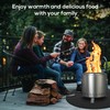 48'' Fire Pit Mat for Solo Stove Bonfire, Round Fireproof