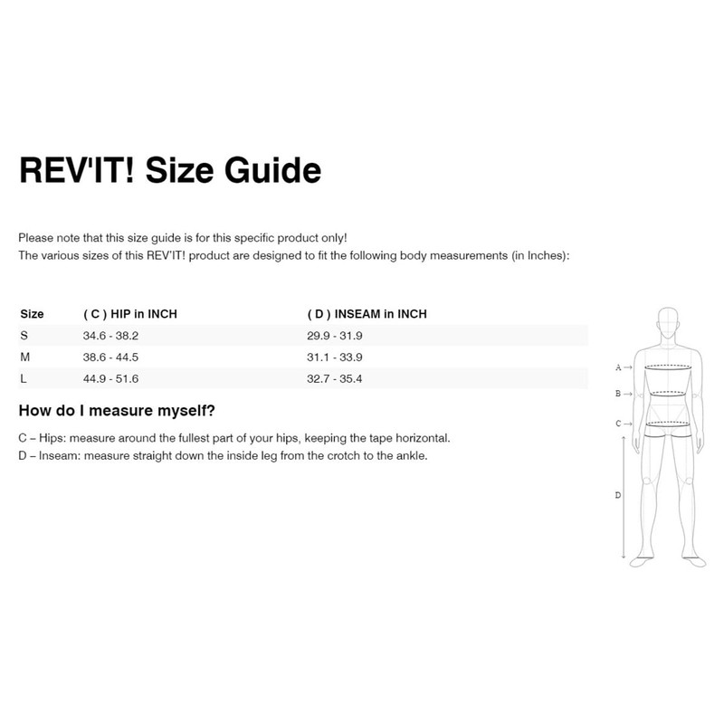 REV'IT! Scram Adventure Off-Road Knee Protector (Black - Medium)