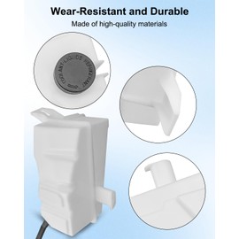 QAGGUM Coolant Overflow Reservoir Tank with Cap Fit for Nissan Rogue 2008-2013 Rogue Select 2014-2015 2.5L L4, Replace 21711-JG000