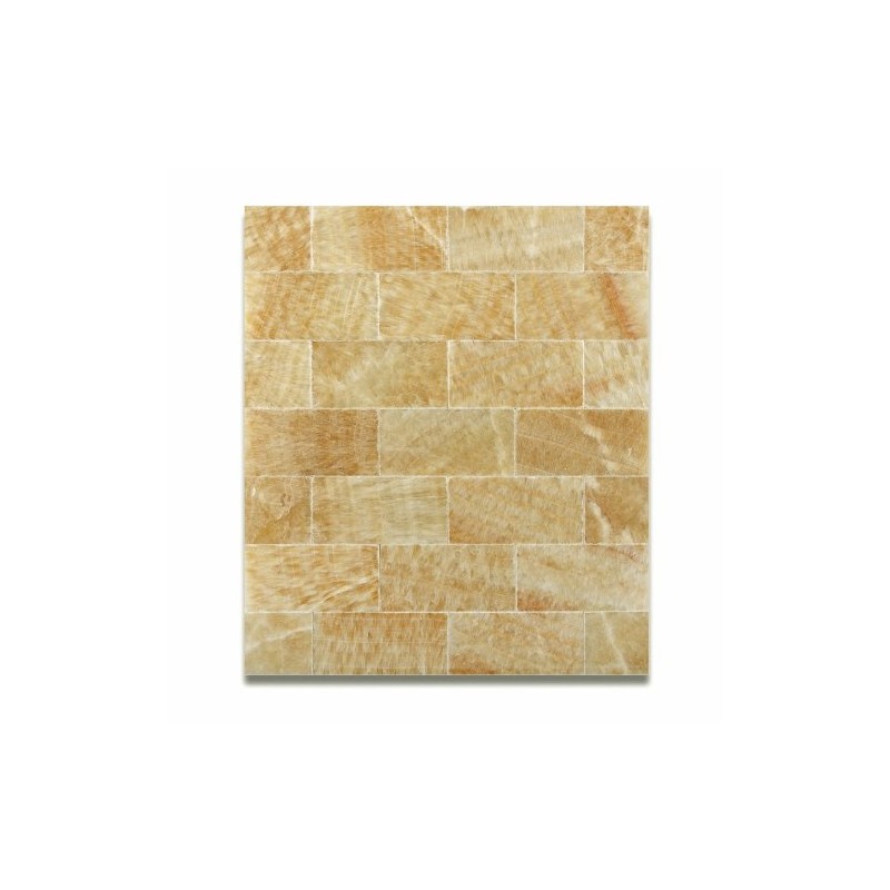 Honey Onyx 3 X 6 Polished Premium Brick / Subway