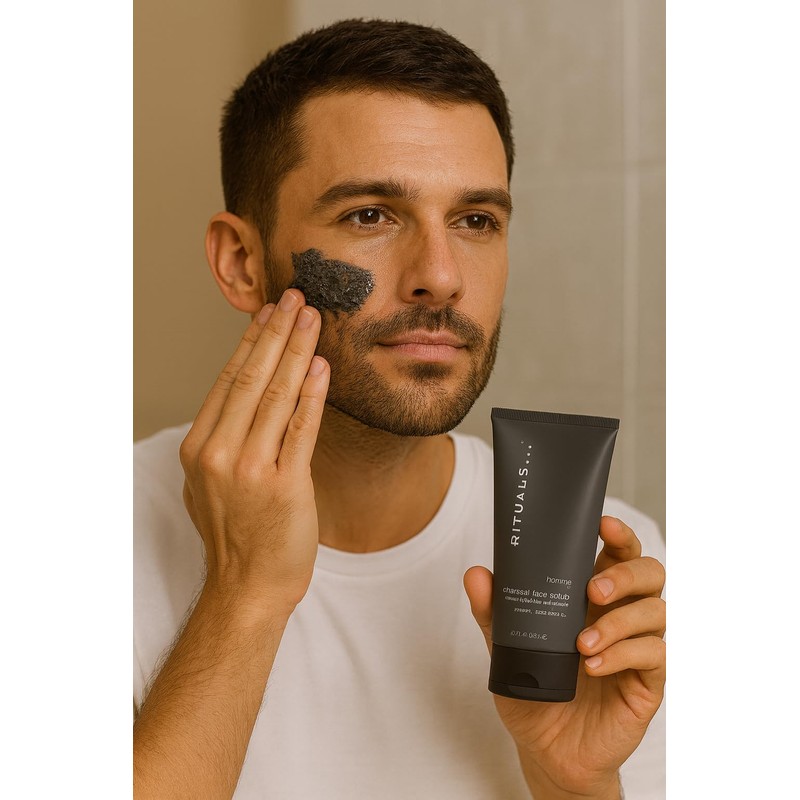 RITUALS Homme Charcoal Face Scrub, 125 ml