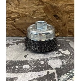 Milwaukee 48-52-5060 Crimped Wire Cup Brush 3" Carbon Steel Wire 5/8-11 Spindle