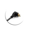 SYSTEM-S Mini HDMI Upwards Angled Angle Plug 90° Degrees to