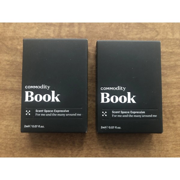 Commodity 2 X Commodity BOOK 0.07 oz 2ml Each Perfume