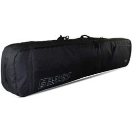 Element Equipment Deluxe Padded Snowboard Bag - Premium High End Travel Bag Black Ripstop 165
