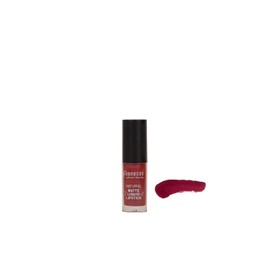 benecos Organic Cosmetics Matte Liquid Lipstick Highly Pigmented with Carnauba Wax Talc-Free Vegan Bloody Berry 5 ml