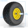 Felixstory 15x6.00-6 Lawn Mower Tire and wheel,15x6-6 Tubeless Riding Mowers