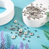 Craftdady 100Pcs 4-10mm Stainless Steel Flat Round Spacer Beads Rondelle