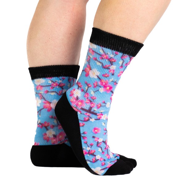 Viasox EasyStretch Diabetic Crew Socks for Men & Women, Non