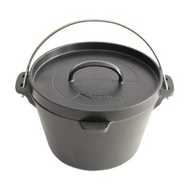 Tent-Mark Design Aluminum Dutch Oven 6" Lightweight with Storage Bag No Seasoning Needed BBQ Cooking Cooking Cooking Cooking Cooking Camping Cookers