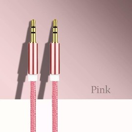 3.5mm Aux Cable,Mini Jack Male to Male Auxiliary Audio Cable,Nylon Braided Aux TRS Lead for Car,Aux cable 3.5mm Male Stereo Jack To Jack Audio Cable Compatible with Earphone Speaker Car Home Soundbar