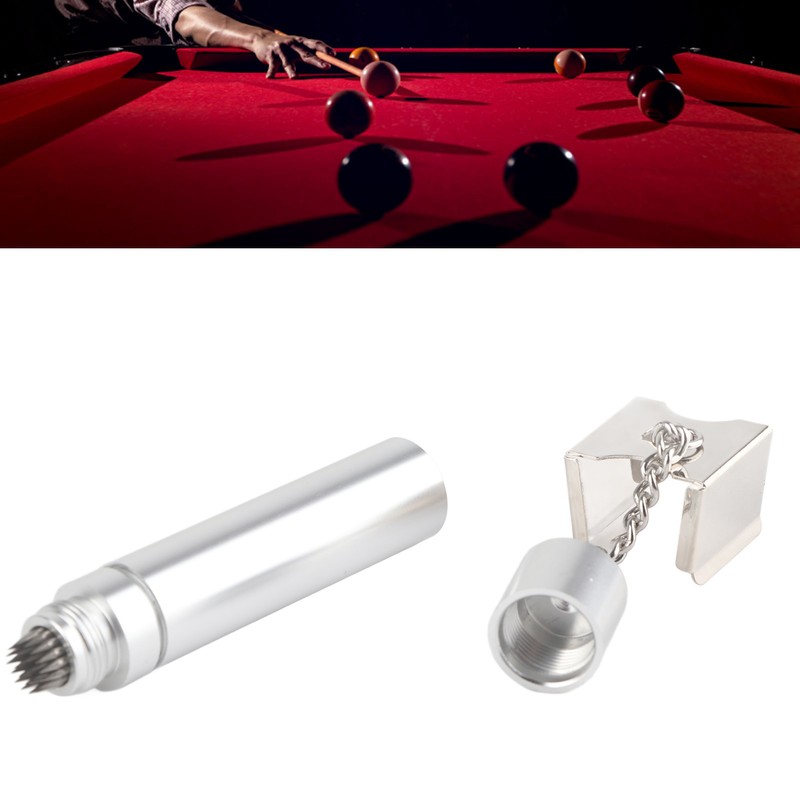 Billiard Chalk Holder 3 in 1 Portable Pool Cue Chalk