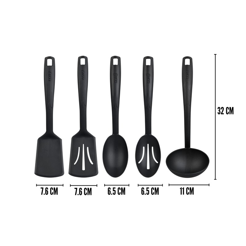 Ekco 44008 Set de Utensilios de Cocina, 5 Piezas Hechos