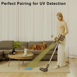 ESCO LITE UV Protection Safety Glasses, Adjustable UV Light Yellow-Tinted Safety Eye Protection Glasses for UV Flashlights to Detect Pet Urine, Find Scorpions and House Clean