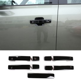 PIUGILH Car Exterior Door Handles Cover Compatible with Land Rover Defender 110 2020 2021 2022 2023 Accessories, ABS Door Handle Outer Protector Trim Cover