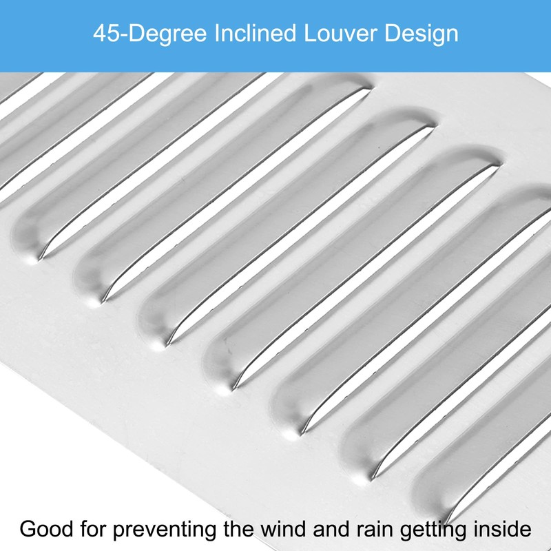 PATIKIL 5 x 5 Inch 304 Stainless Steel Vent Cover,