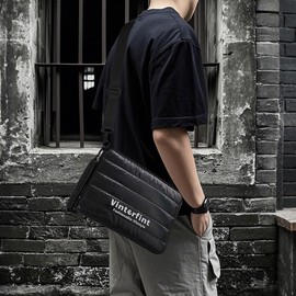 Vinterfint 14 inch Laptop Bag, Shoulder for MacBook Pro 14 M4 M3, Surface Laptop Studio 2, ThinkBook 14 Gen 8, Yoga Slim 7x, Messenger for 14.5" XPS 14, Inspiron 14, EliteBook X G1a, HP Puffy Laptop