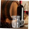 ULTECHNOVO Small Wine Decanter with Handle Transparent Pitcher for Easy
