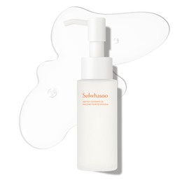 Sulwhasoo Gentle Lightweight, silky texture Korean Double Cleansing oil to melt away Waterproof Makeup, 1.69 fl. oz.
