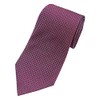 Extra Long Microfibre Tie Burgundy Solid Polyester XL Woven Necktie