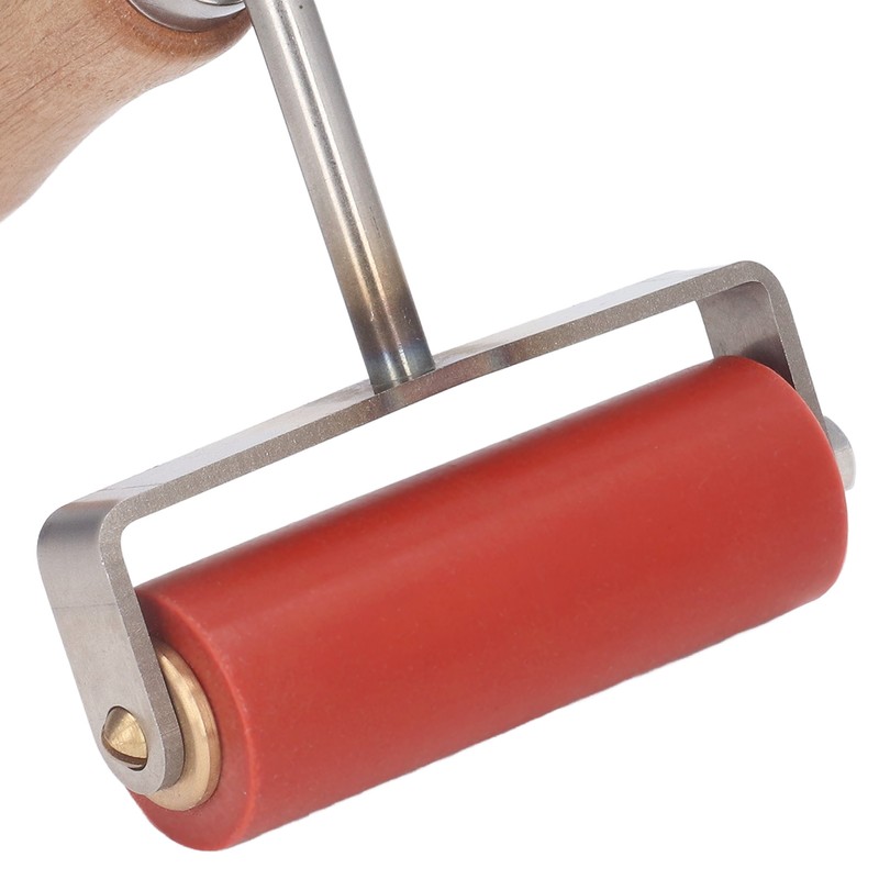 90mm 75° Bend Silicone Roller Handheld Pressure Roller Heat Resistant