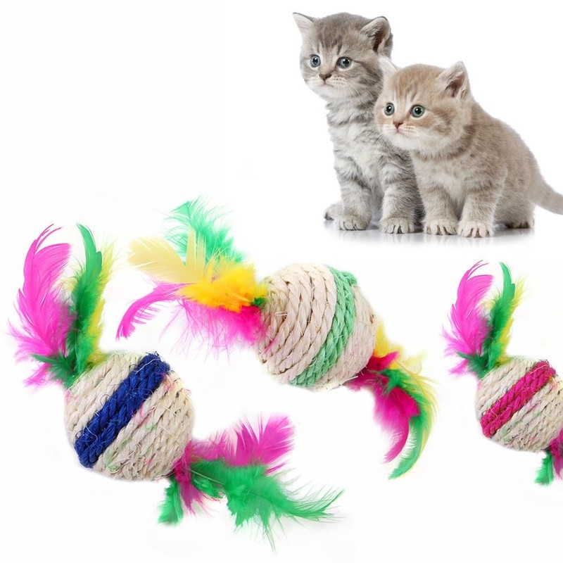 Parain Sisal Rope for Scratching Post, Cat Tree, Natural Sisal