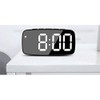 Smart Digital Alarm Clock Bedside,Red LED Travel USB Desk Clock