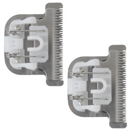 2pcs Replacement Detachable Stainless Steel T Shape Blade, Compatible with W*hl 9818/9818L/9867/9870/9880/9884/9886/9888/9937/9994