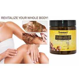 100% Natural Arabica Coffee Scrub with Organic Coffee & Shea Butter - Best body