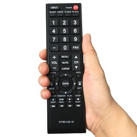 Replacement Remote Control CT-RC1US-16 Compatible for Toshiba TV 43L420U 49L310U 49L420U 50L420U