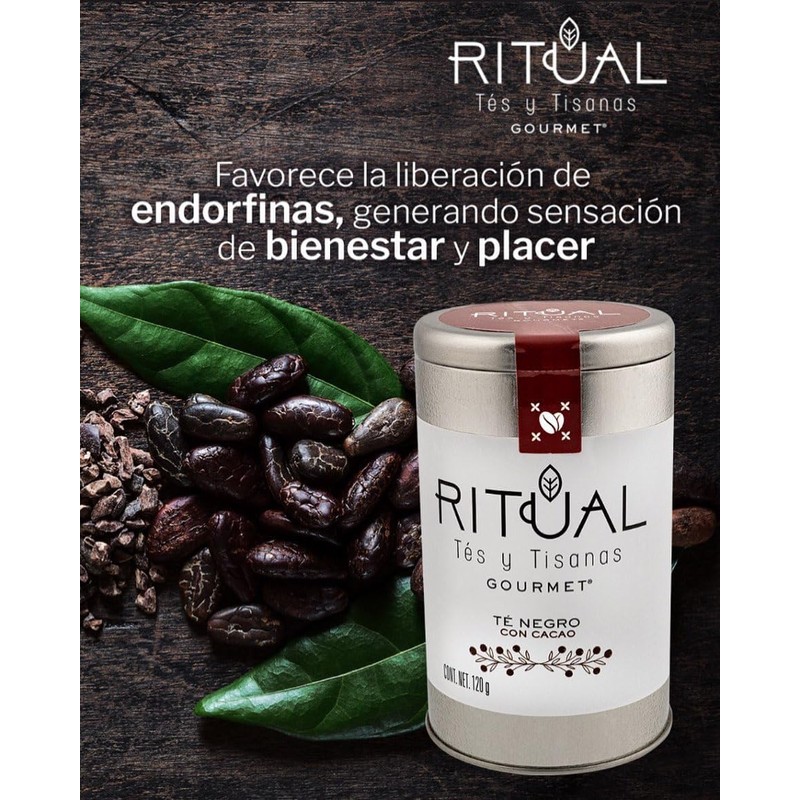 Té negro con cacao Ritual Gourmet 120 g – Infusión